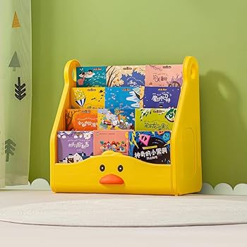 Amazon.co.jp: リトルイエローアヒル子供用おもちゃ収納ラック